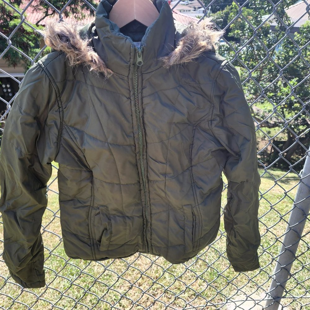 Wet Seal Coat with Hood